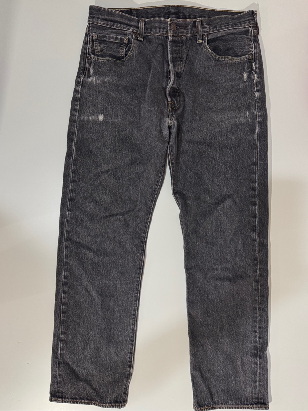 Levi's Black Washed Straight unisex Jeans